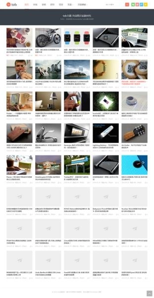 WordPress主题:tob主题03版本,自适应响应式小清新无限加载图片主题